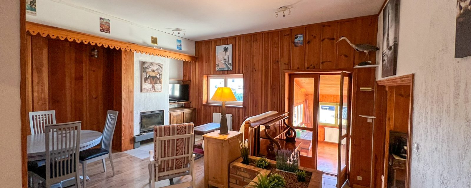 Salle tv de l'Appart Hôtel Ambert
